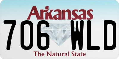 AR license plate 706WLD