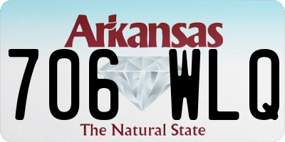 AR license plate 706WLQ