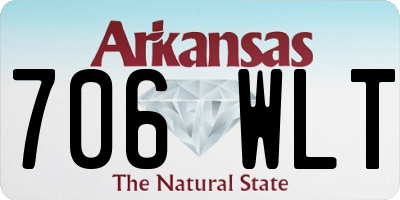 AR license plate 706WLT