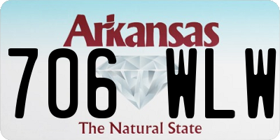 AR license plate 706WLW