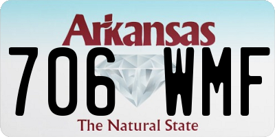 AR license plate 706WMF