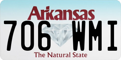 AR license plate 706WMI