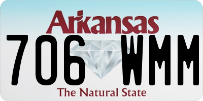 AR license plate 706WMM
