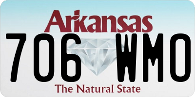 AR license plate 706WMO
