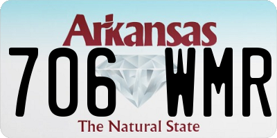 AR license plate 706WMR