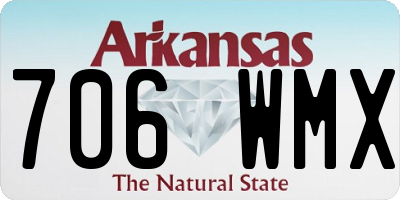 AR license plate 706WMX