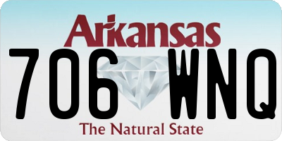 AR license plate 706WNQ
