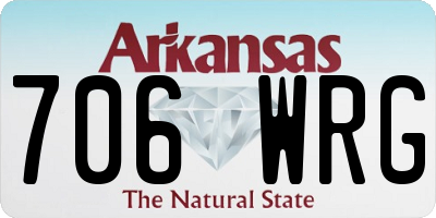 AR license plate 706WRG