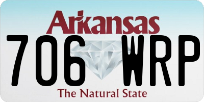 AR license plate 706WRP