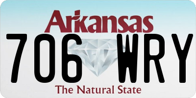 AR license plate 706WRY