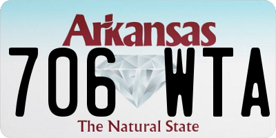 AR license plate 706WTA