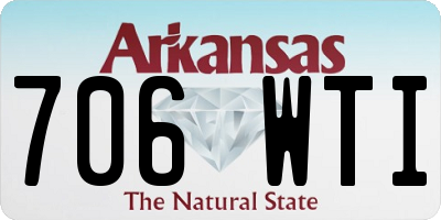 AR license plate 706WTI