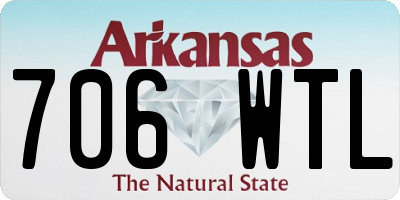 AR license plate 706WTL