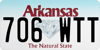 AR license plate 706WTT