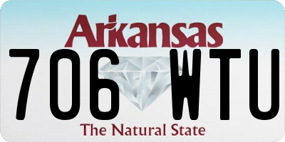 AR license plate 706WTU