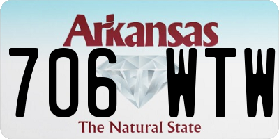 AR license plate 706WTW