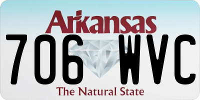 AR license plate 706WVC