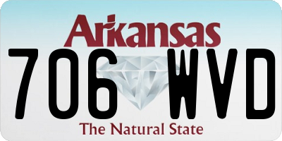 AR license plate 706WVD