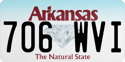 AR license plate 706WVI