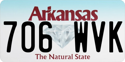 AR license plate 706WVK