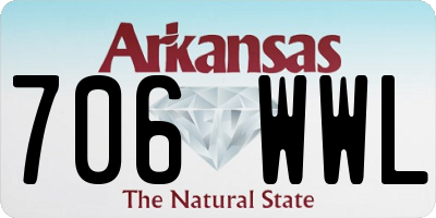 AR license plate 706WWL