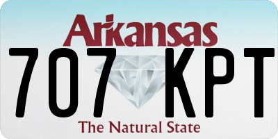 AR license plate 707KPT