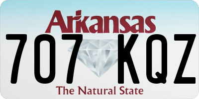 AR license plate 707KQZ