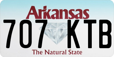 AR license plate 707KTB