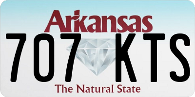 AR license plate 707KTS