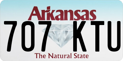 AR license plate 707KTU