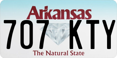 AR license plate 707KTY