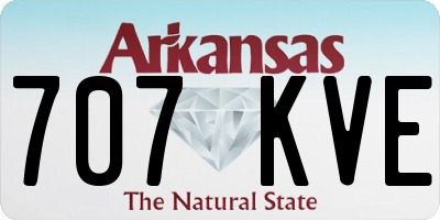 AR license plate 707KVE
