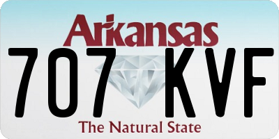 AR license plate 707KVF