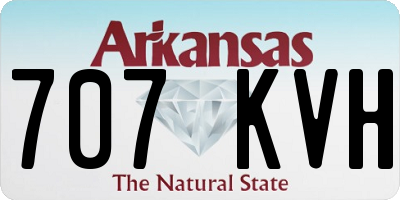 AR license plate 707KVH