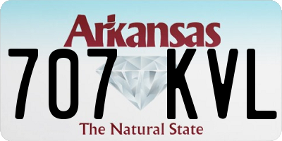 AR license plate 707KVL