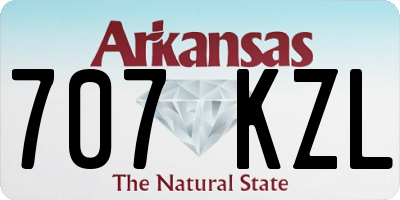 AR license plate 707KZL