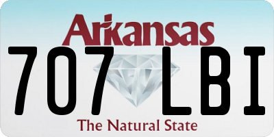 AR license plate 707LBI