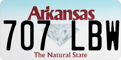 AR license plate 707LBW