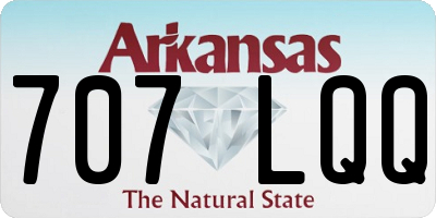 AR license plate 707LQQ