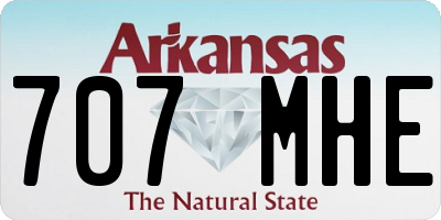 AR license plate 707MHE