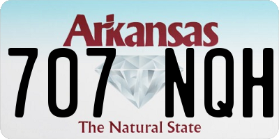 AR license plate 707NQH