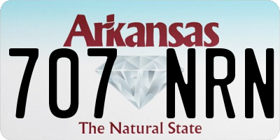 AR license plate 707NRN