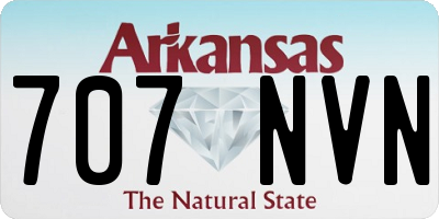 AR license plate 707NVN