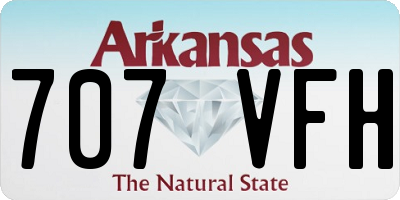 AR license plate 707VFH