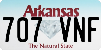 AR license plate 707VNF
