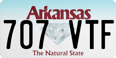 AR license plate 707VTF