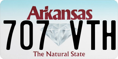 AR license plate 707VTH