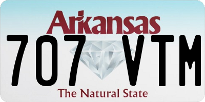 AR license plate 707VTM