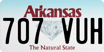 AR license plate 707VUH
