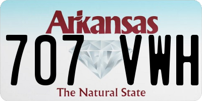 AR license plate 707VWH